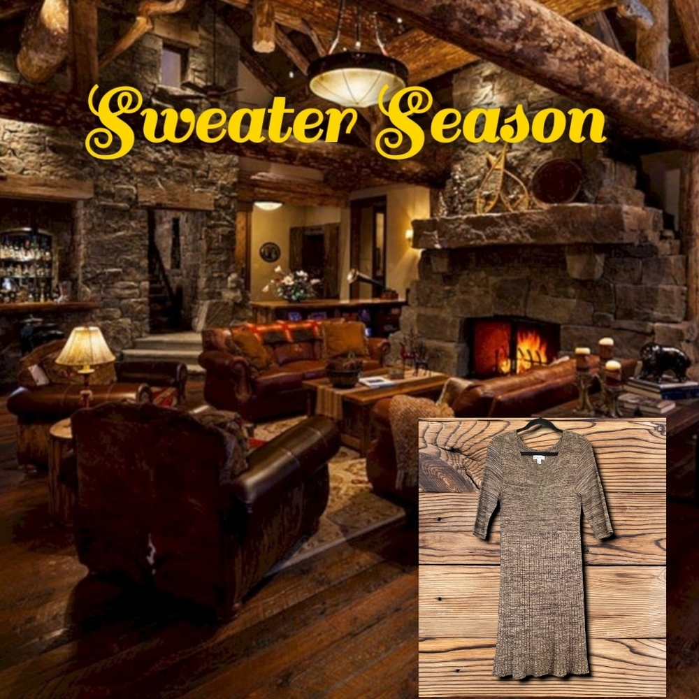 Sweater Season: Kim Rogers Ribbed Knitted Dress